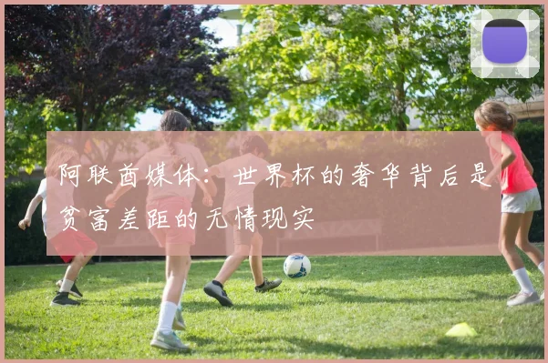 阿联酋媒体：世界杯的奢华背后是贫富差距的无情现实